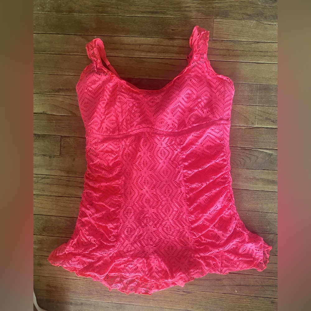 Womens Becca by Rebecca 2X swimsuit